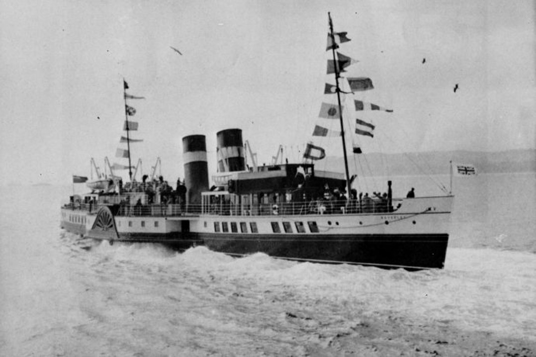 Waverley's maiden voyage 16th June 1947 in LNER colour scheme. Image credit: Waverley Excursions Ltd.