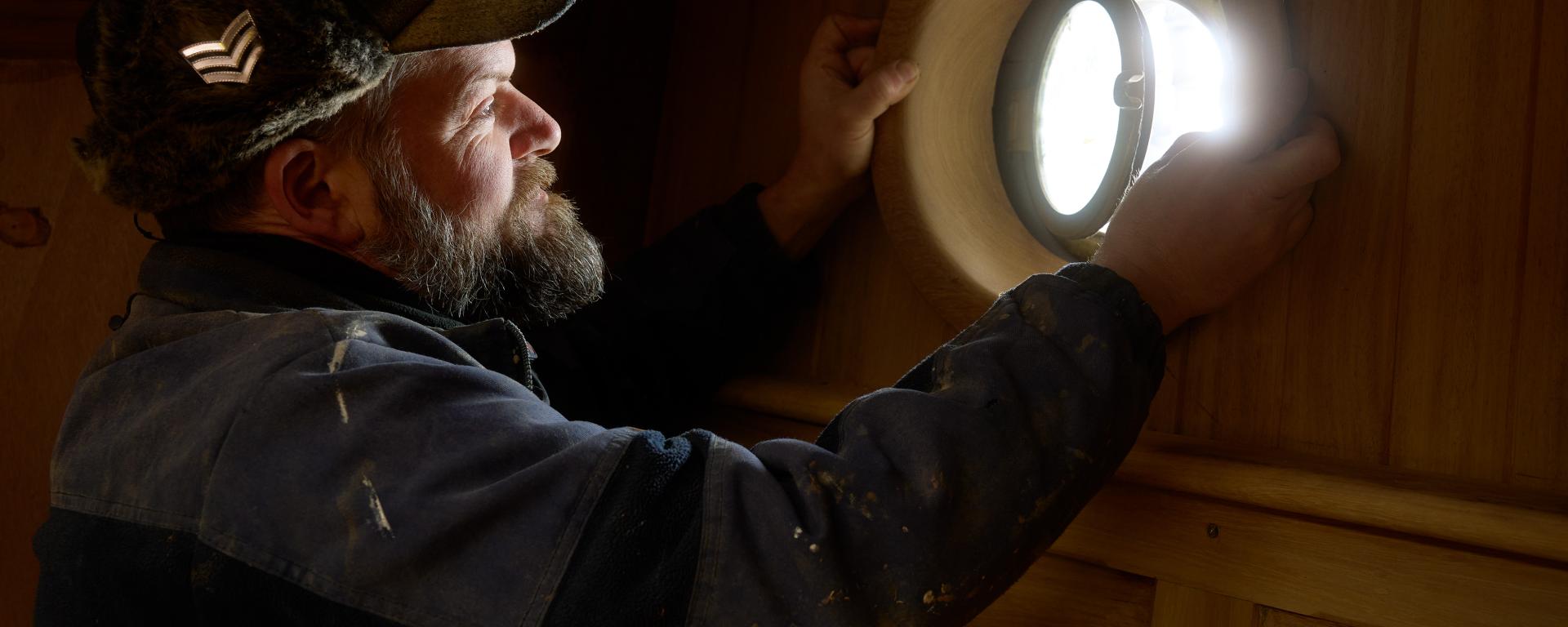 New port hole by Greg White