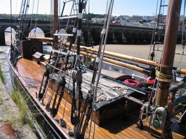 Kathleen and May's deck